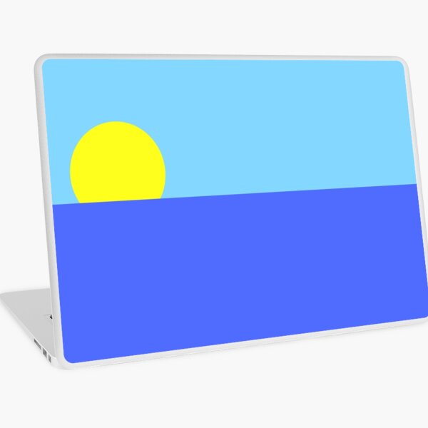 Minimalist horizon Laptop Skin
