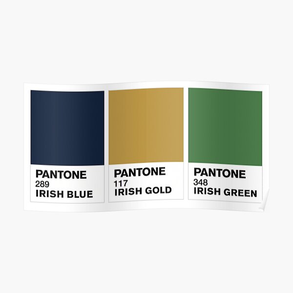 Notre Dame Colors Poster