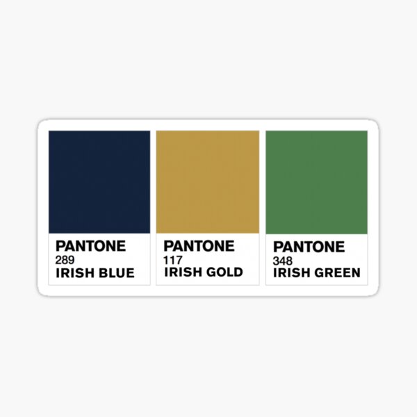 Notre Dame Colors Sticker