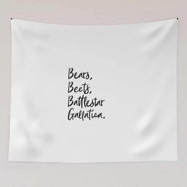 Aperçu de l'œuvre Ours, betteraves, Battlestar Gallatica. créée et vendue par kyliedesigns.