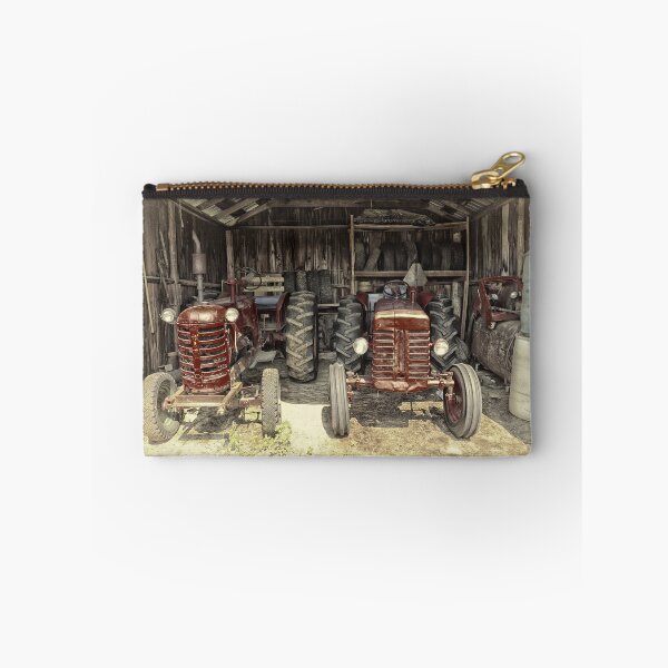 Item preview, TRACTORS VINTAGE RED - 3 designed and sold by LeNumerimagiste.