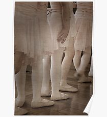 Ballet Babes - Aged Poster