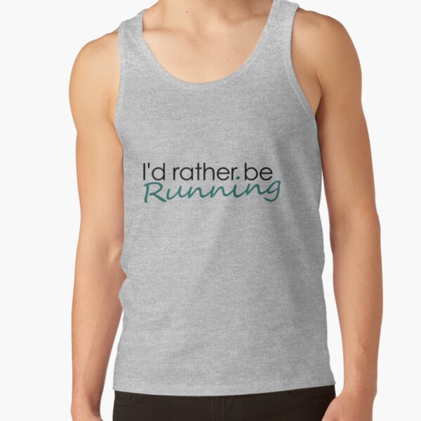 i'd rather be running i would rather be running id rather be be racing exercise  gifts for running men workout for men male Sticker for Sale by 0umStore