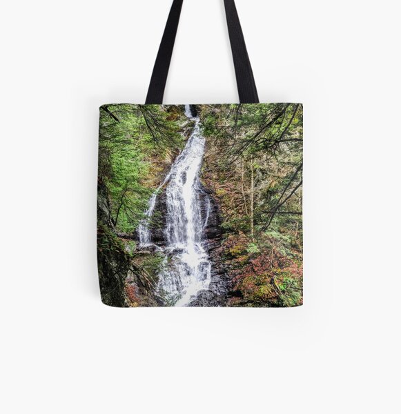 moss glen falls waterfall All Over Print Tote Bag