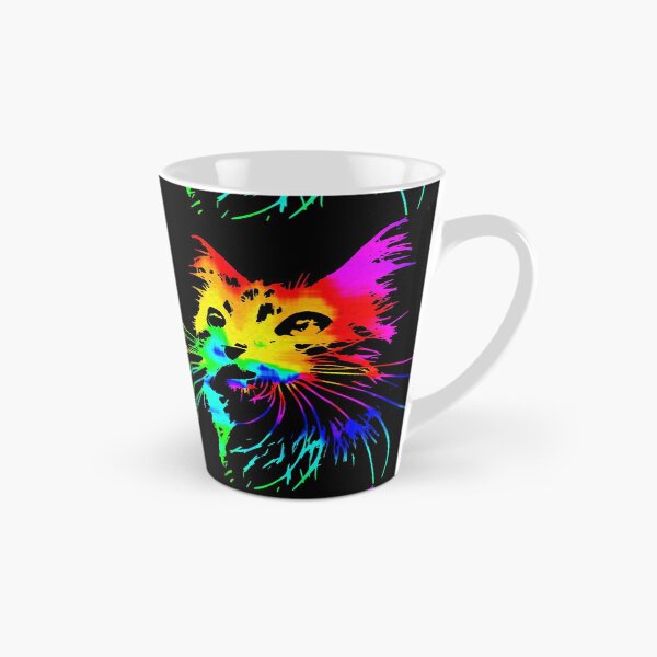 Item preview, Tie dye cat, Rainbow cat, feline the purride designed and sold by Chardo55.