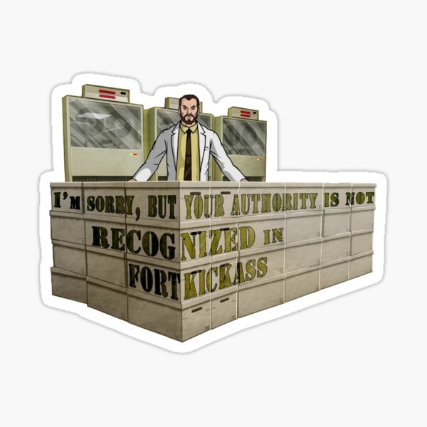 Kreiger's Fort Kickass Sticker