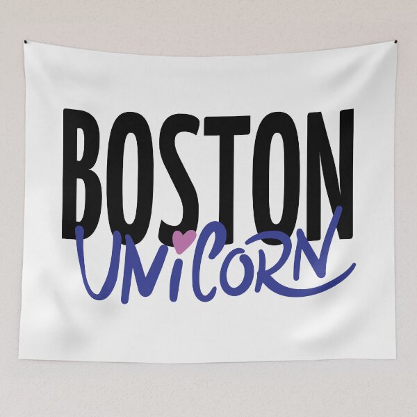 Item preview, Boston Unicorn Boston Raised Me Massachusetts New England  designed and sold by ProjectX23.