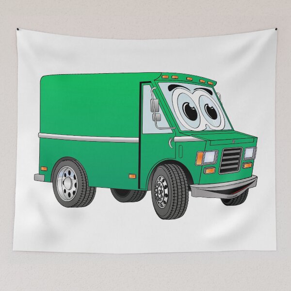 Item preview, Green Mini Van Cartoon designed and sold by Scott Hayes.