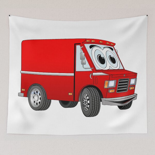 Item preview, Red Mini Van Cartoon designed and sold by Scott Hayes.