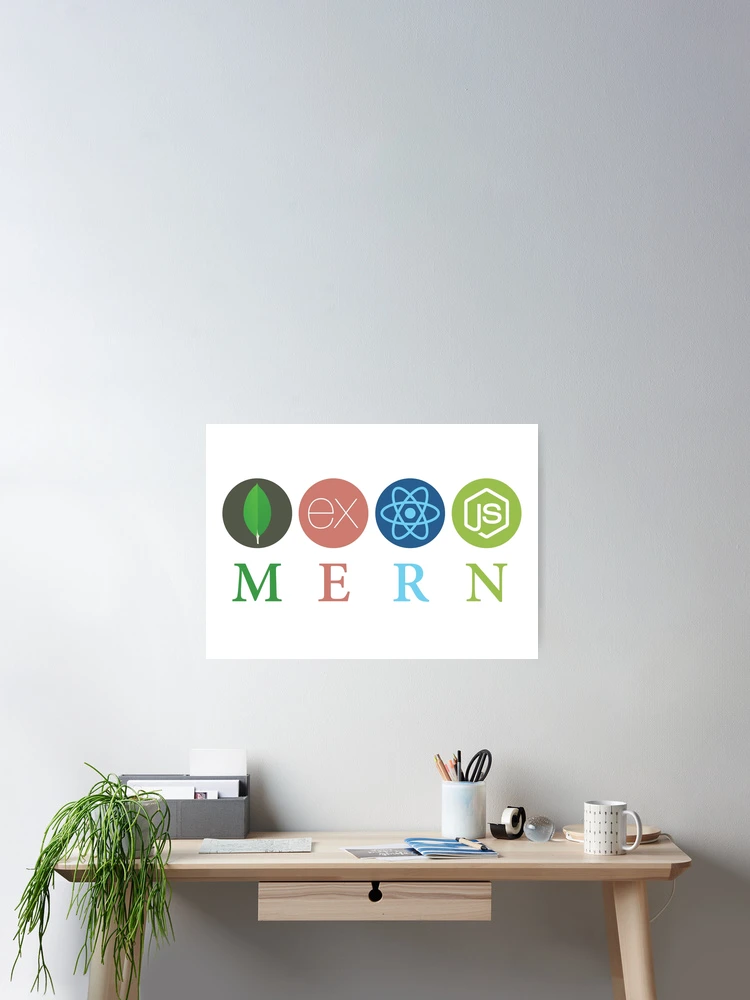 Thumbnail 2 of 3, Poster, MERN Stack designed and sold by Code Wear.