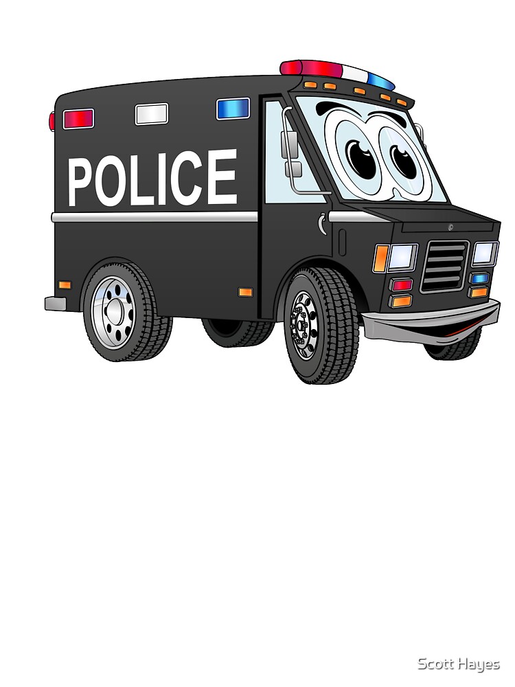 Police Mini Van Cartoon Police Mini Van Cartoon