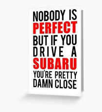 Tarjeta de felicitación Propietarios Subaru