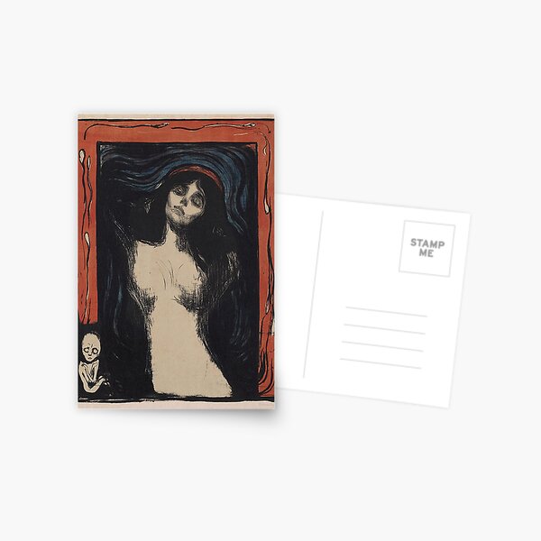 MADONNA - EDVARD MUNCH Postcard