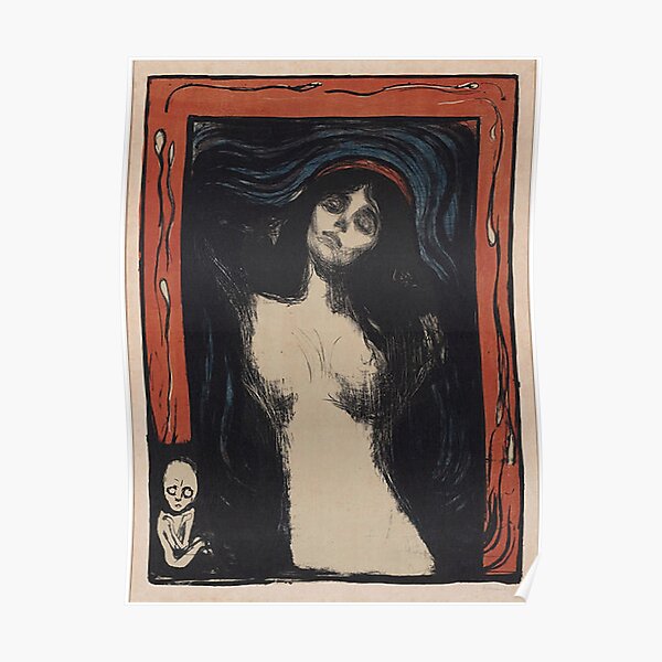 MADONNA - EDVARD MUNCH Poster
