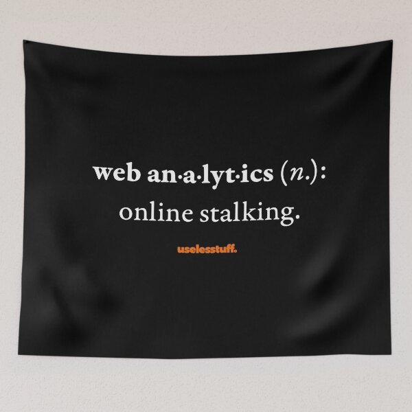 Item preview, 16689-01-BDK – Uselesstuff® Dictionary – Web Analytics – System (White) designed and sold by Uselesstuff.