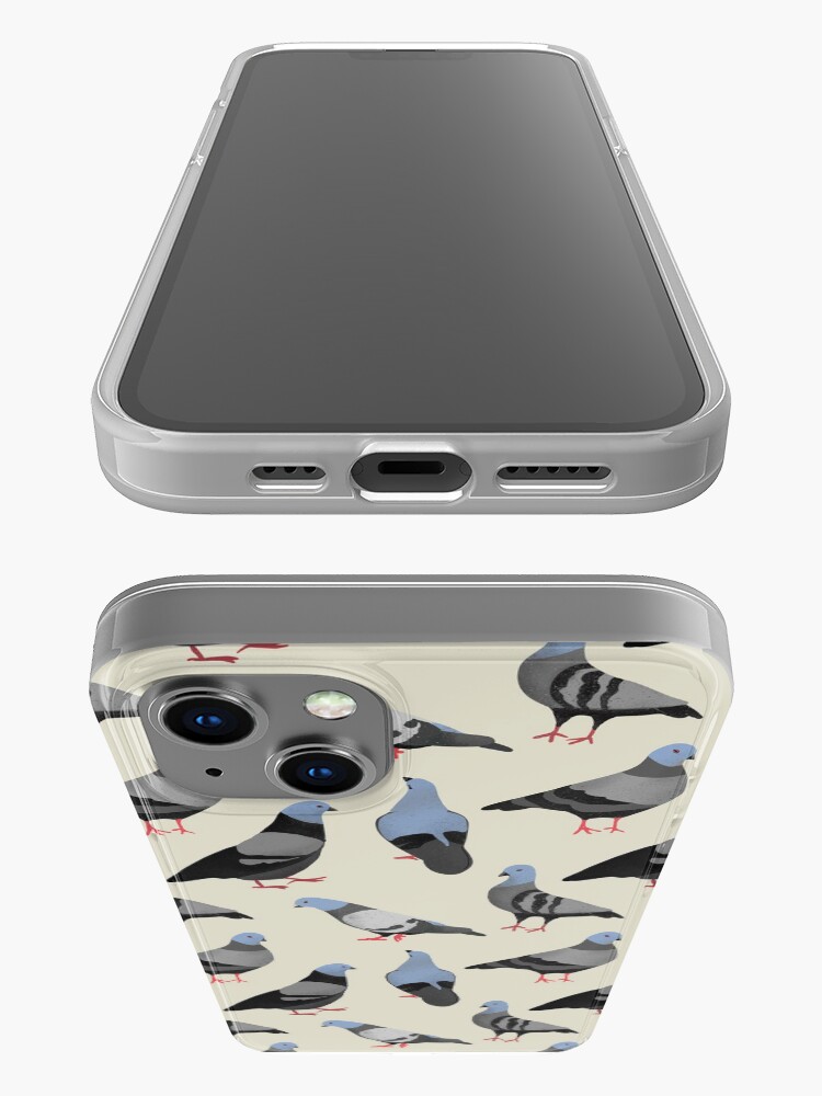 Alternate view of Design 33 - The Pigeons iPhone Case