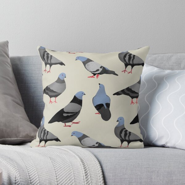Design 33 - The Pigeons Throw Pillow