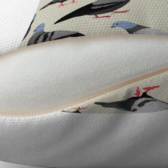 Alternate view of Design 33 - The Pigeons Floor Pillow