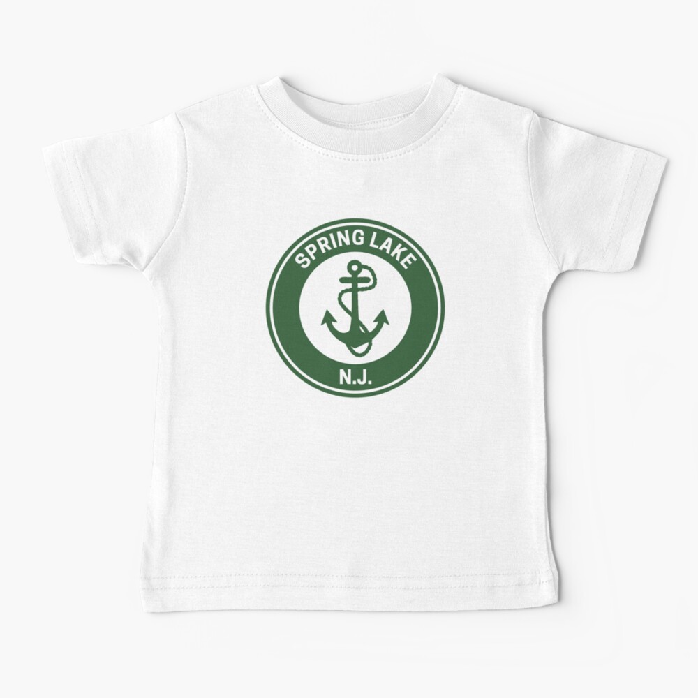 Vintage Spring Lake Anchor New Jersey Baby T-Shirt