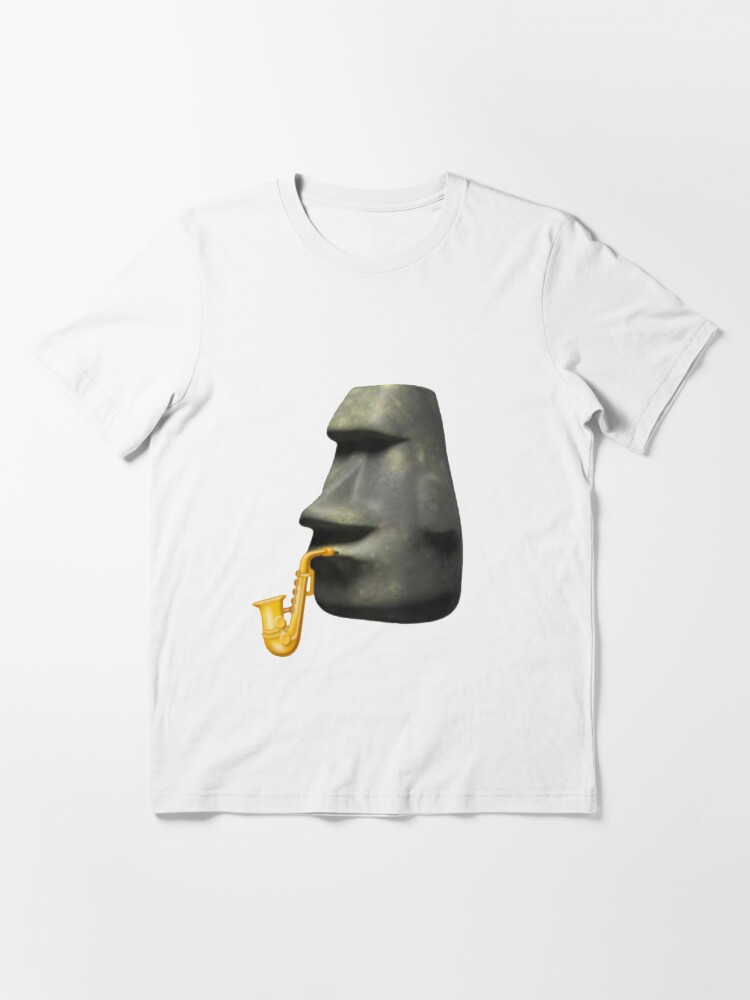 Moai Rock Meme Essential T-Shirt for Sale by azerbera