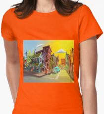 best drawing city - Best Image City Women's Fitted T-Shirt