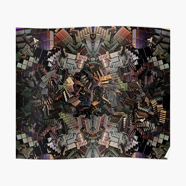 Escher's Modern Nightmare Poster