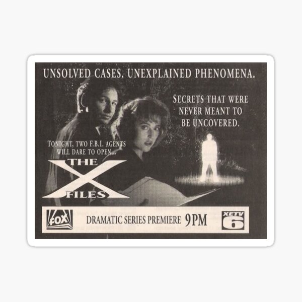 x files premiere Sticker