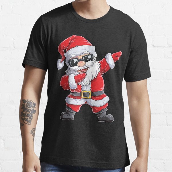 TEEPAAA Santa Dabbing Christmas Holiday T-Shirt 