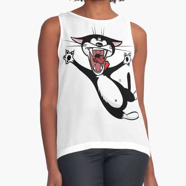 Omero the cat Sleeveless Top