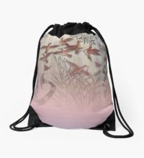 Old Egyptian Art Enhanced With Soft Light Drawstring Bag