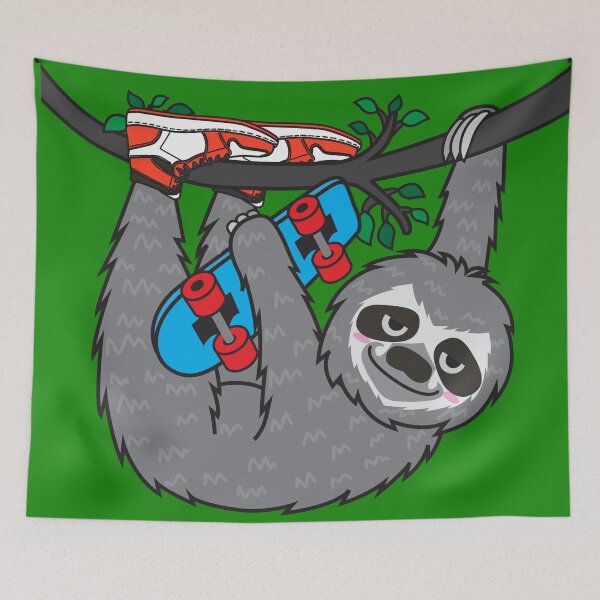 Item preview, Sloth Skater designed and sold by plushism.