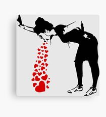 Lovesick - Banksy, Streetart Street Art, Grafitti, Artwork, Design For Men, Women, Kids Canvas Print