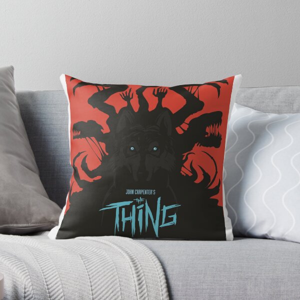 The Thing 1982 amerikanisches Science-Fiction-Horror-Filmplakat Dekokissen