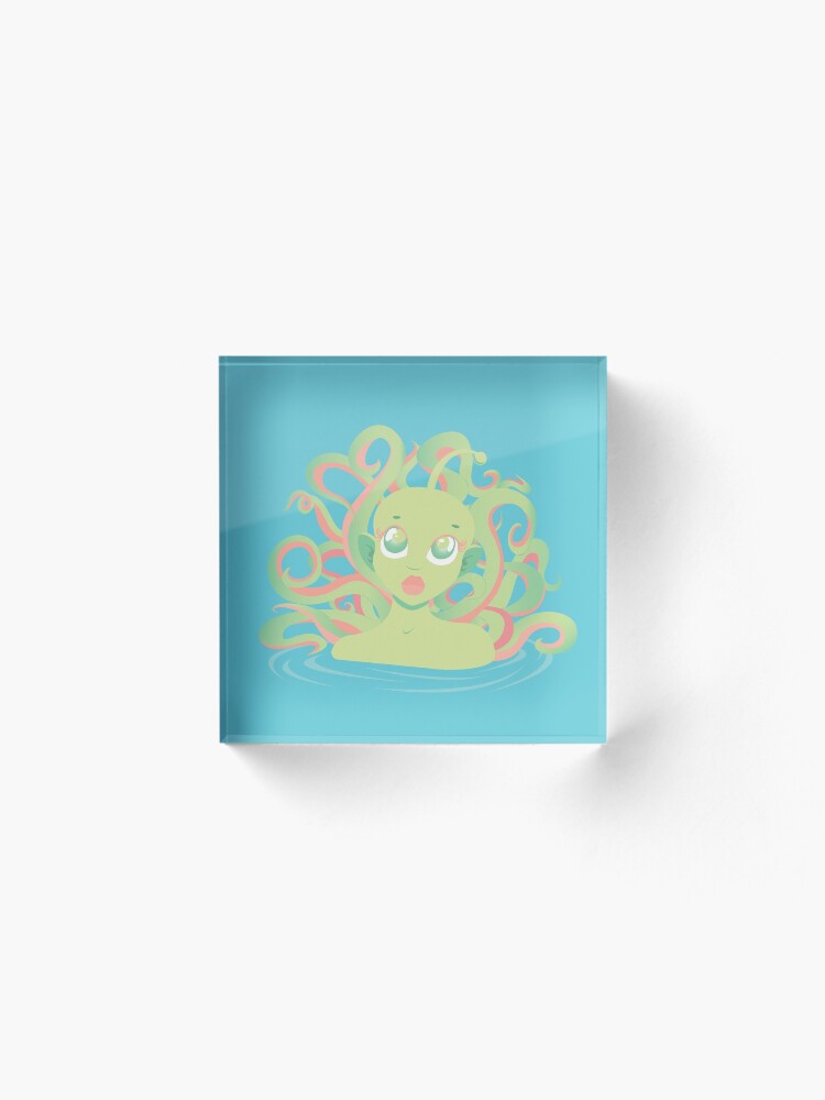 Alternate view of Tentacle Grl Acrylic Block