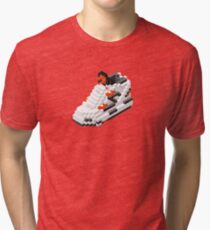 The Pump Pixel 3D Sneaker Tri-blend T-Shirt