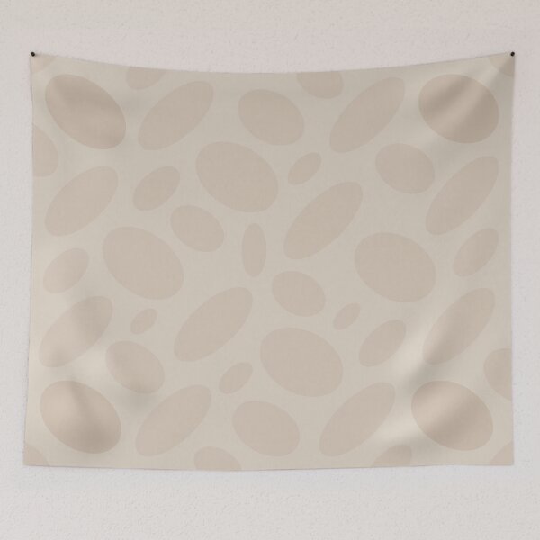 Item preview, Pale Beige with Beige Oval Shapes designed and sold by Artography Designs.