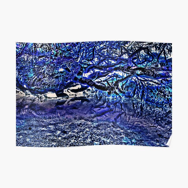 Blue Art Poster