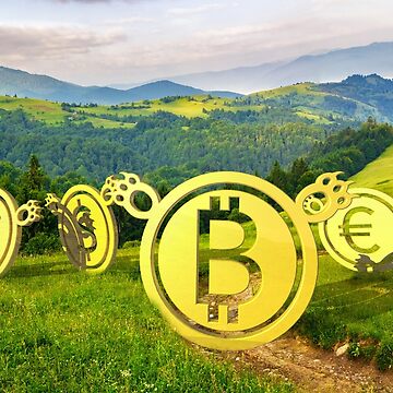 Artwork thumbnail, Bearish currency on slope of a hill by mike-pellinni