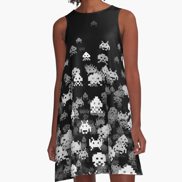 Invaded BLACK A-Line Dress