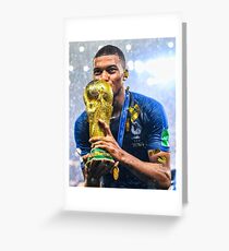 Kylian Mbappe PSG Greeting Card