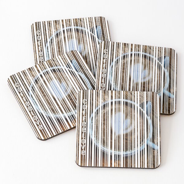 Item preview, Coffee Love Barcoded designed and sold by gphotobox.
