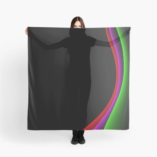 Item preview, Abstract color lines on black designed and sold by Dobrydnev.