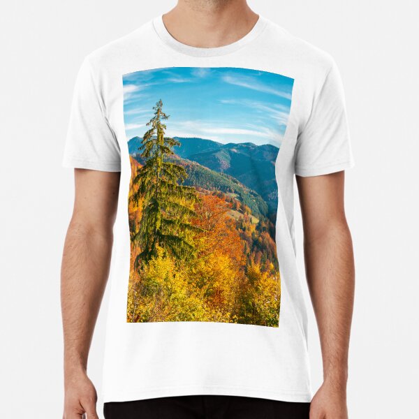 beautiful autumn background Premium T-Shirt