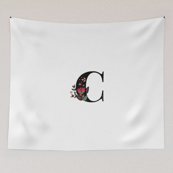 Item preview, C - Floral Initial Letter designed and sold by karspaul.