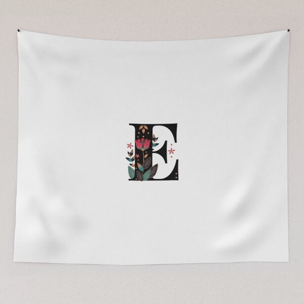 Item preview, E - Floral Initial Letter designed and sold by karspaul.