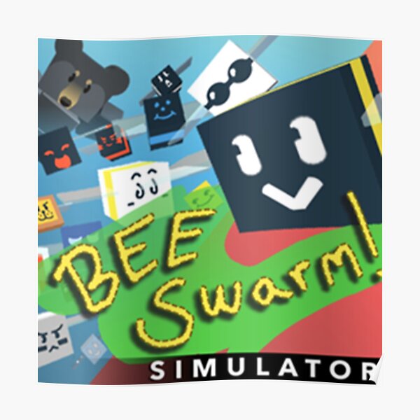 Bee Swarm Simulator Posters Redbubble - unspeakable roblox bee swarm simulator
