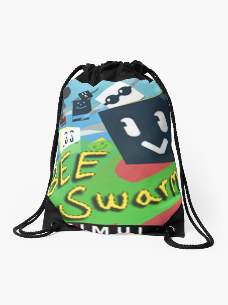 Bee Swam Simulator Drawstring Bag By Lukaslabrat Redbubble - bee swarm simulator roblox drawstring bag