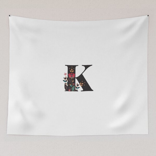 Item preview, K - Floral Initial Letter designed and sold by karspaul.