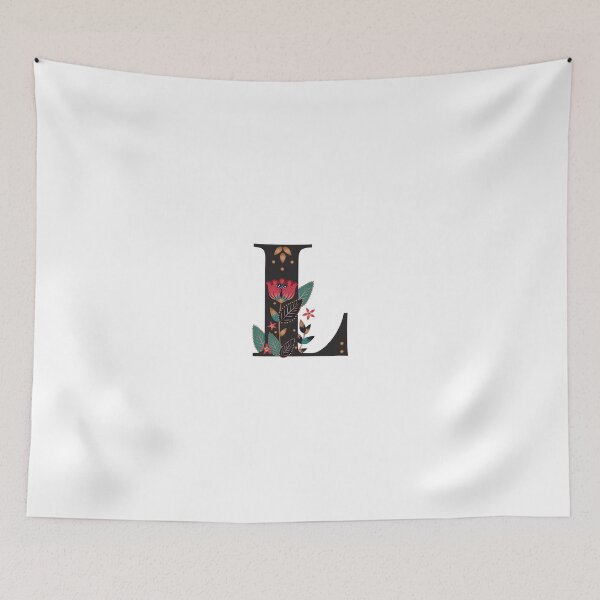 Item preview, L - Floral Initial Letter designed and sold by karspaul.