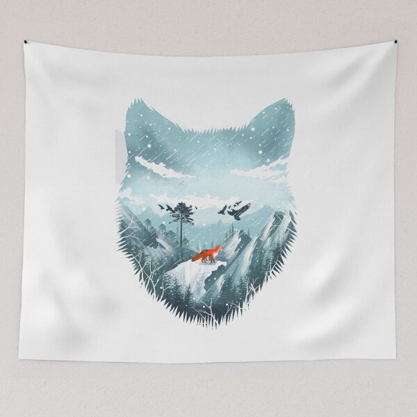 Item preview, Red Fox on the Wild Winter designed and sold by Dan Elijah Fajardo.
